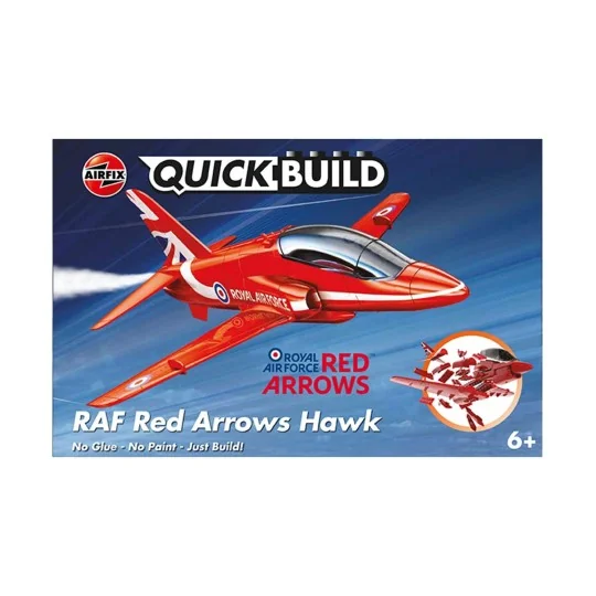 J6018-RAF Red Arrows Hawk - Quick Build Airfix - J6018
