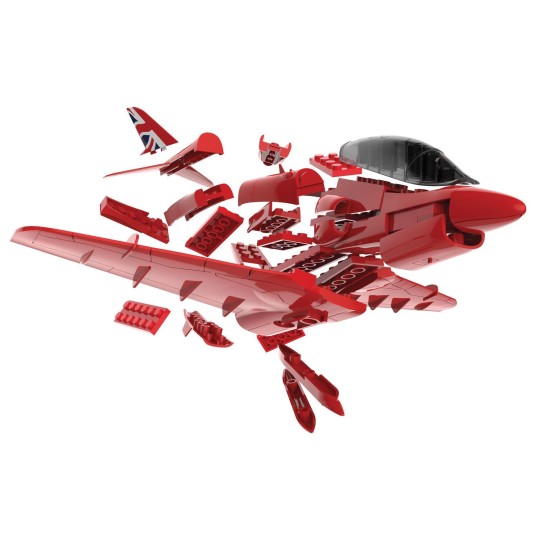 RAF Red Arrows Hawk - Quick Build Airfix Airfix J6018 - 2 J6018-RAF Red Arrows Hawk - Quick Build Airfix - J6018