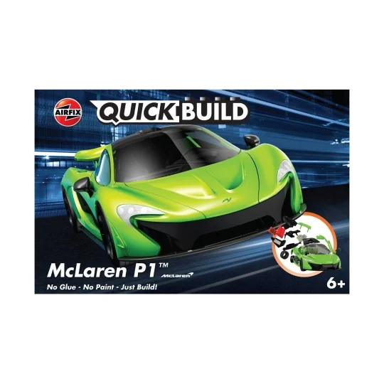 J6021-McLaren P1 Green - Quick Build Airfix
