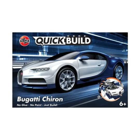 Bugatti Chiron - Quick Build Airfix Airfix J6044 - 1 J6044-Bugatti Chiron - Kit de montage rapide Airfix - J6044