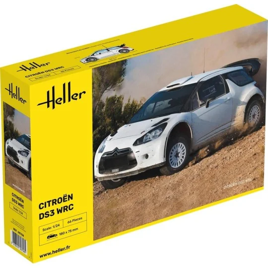 Citroën DS3 WRS 1/24 Heller Heller HEL-80758 - 1 HEL-80758-Citroën DS3 WRS 1/24 Heller - HEL-80758