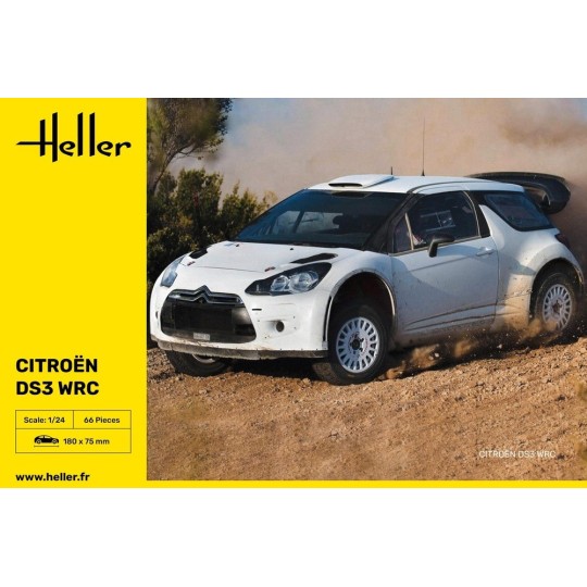 HEL-80758-Citroën DS3 WRS 1/24 Heller - HEL-80758