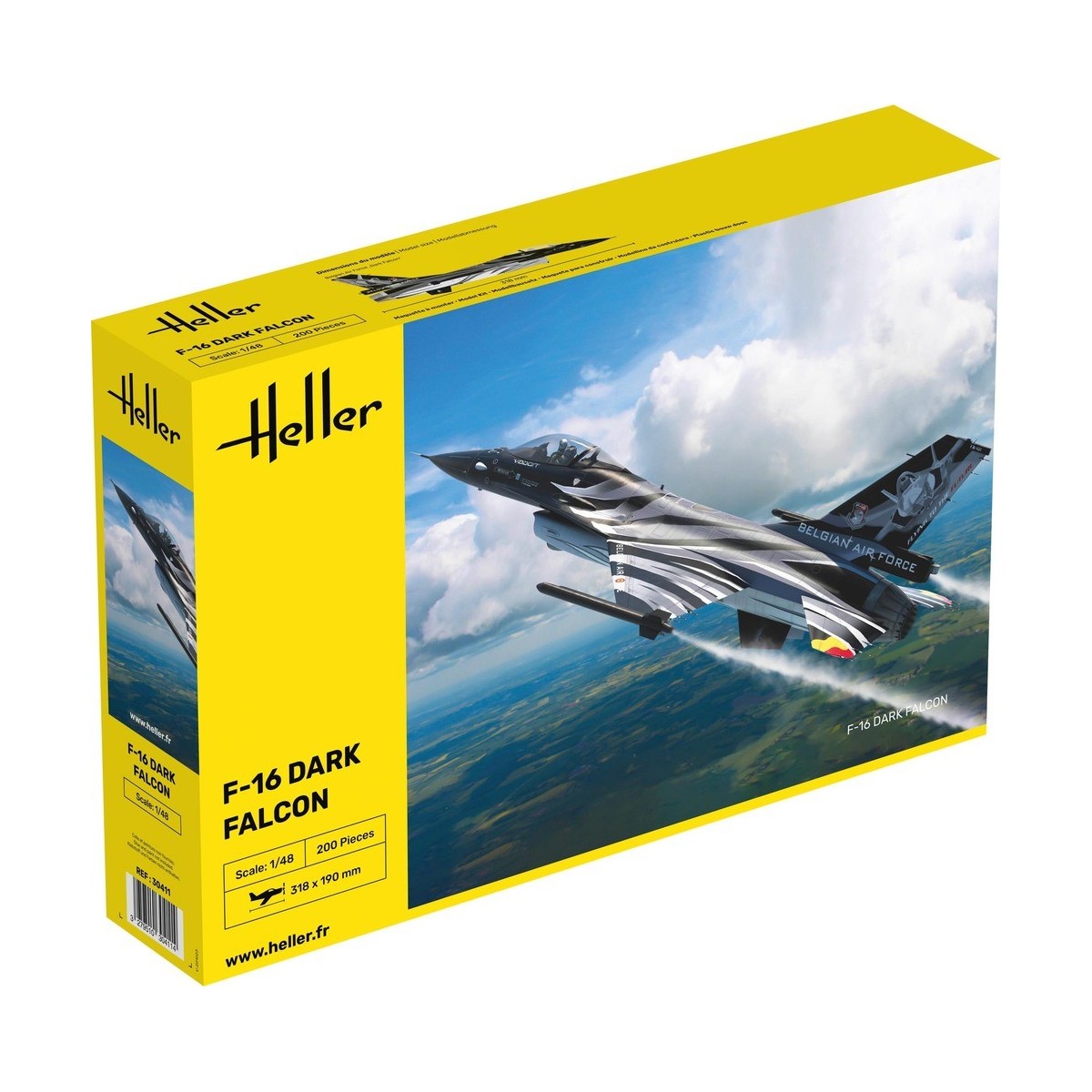 F-16 Dark Falcon 1/48 Heller Heller HEL-30411 - 1
