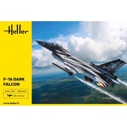 HEL-30411-F-16 Dark Falcon 1/48 Heller
