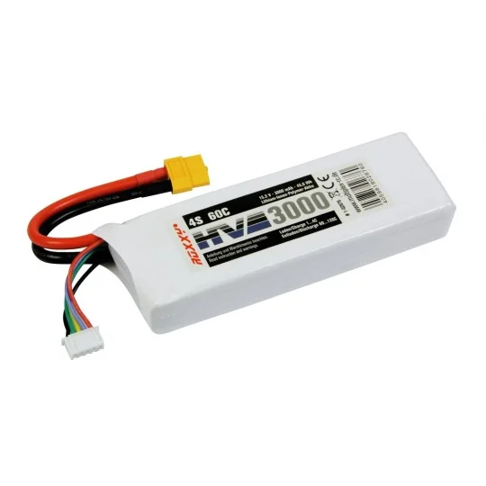 1-02676-Li-Po HV 3000mAh 60C 4S 15,2V Multiplex