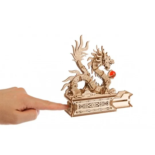 Dragon bois Puzzle 3D bois UGEARS UGEARS UG-70259 - 4 UG-70259-Dragon bois Puzzle 3D bois UGEARS - UG-70259