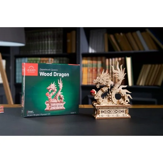 Dragon bois Puzzle 3D bois UGEARS UGEARS UG-70259 - 6 UG-70259-Dragon bois Puzzle 3D bois UGEARS - UG-70259