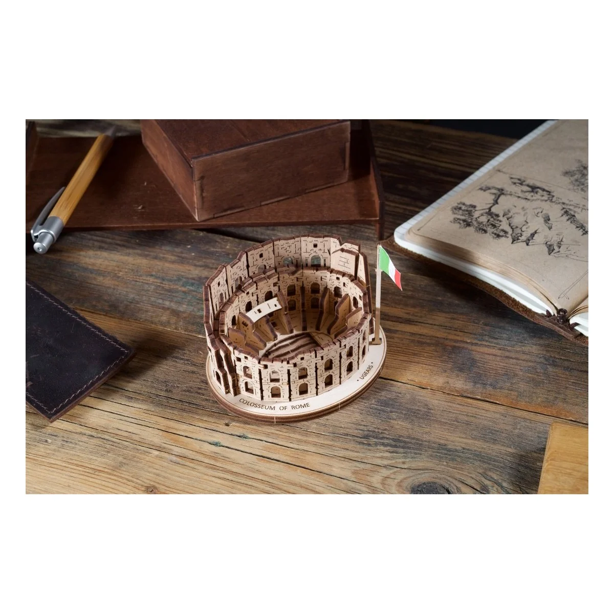Colisée de Rome Puzzle 3D bois UGEARS UGEARS UG-70248 - 5