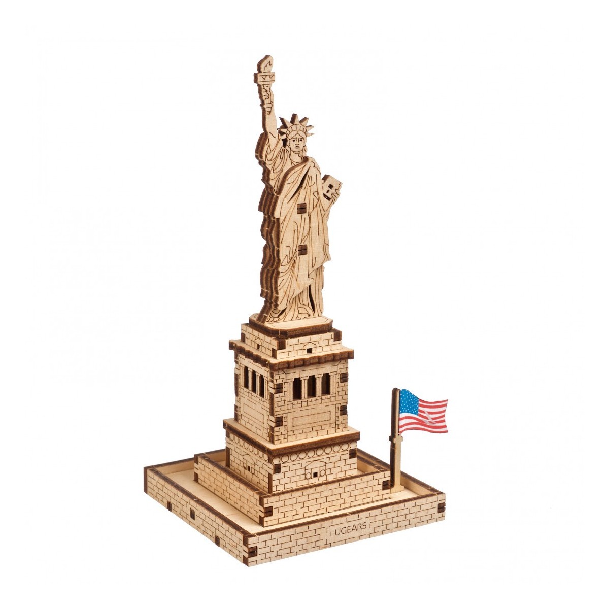 Statue of Liberty Puzzle 3D Wood UGEARS UGEARS UG-70247 - 1 Statue of Liberty Puzzle 3D Wood UGEARS UGEARS UG-70247 - 1