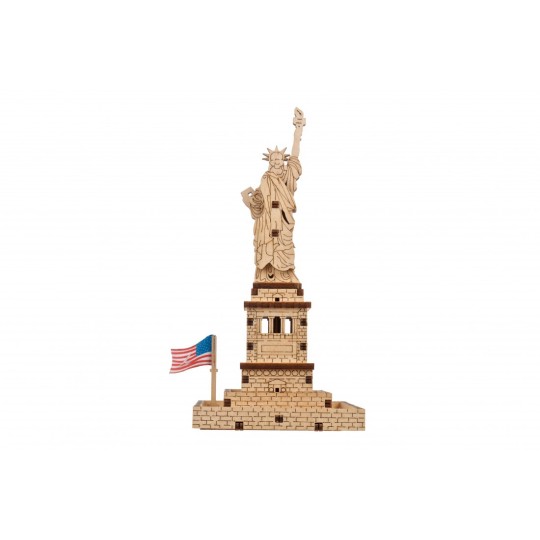 UG-70247-Statue of Liberty Puzzle 3D Wood UGEARS