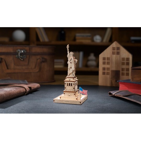 UG-70247-Statue of Liberty Puzzle 3D Wood UGEARS