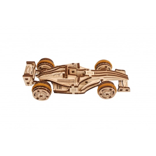 Compact Racer Puzzle 3D Wood UGEARS UGEARS UG-70252 - 2 UG-70252-Compact Racer Puzzle 3D Wood UGEARS - UG-70252