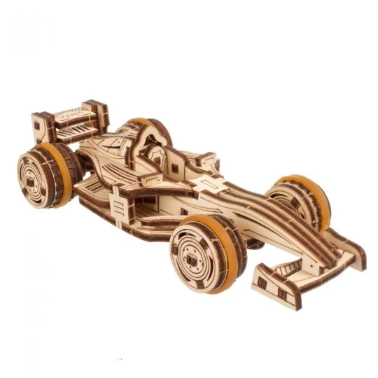Compact Racer Puzzle 3D bois UGEARS UGEARS UG-70252 - 6 UG-70252-Compact Racer Puzzle 3D bois UGEARS - UG-70252