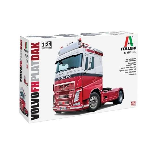 I3962-Volvo FH Flat Truck Dak 1/24 Italeri