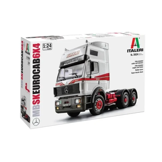 I3924-Mercedes Benz SK Eurocab 6x4 1/24 Italeri