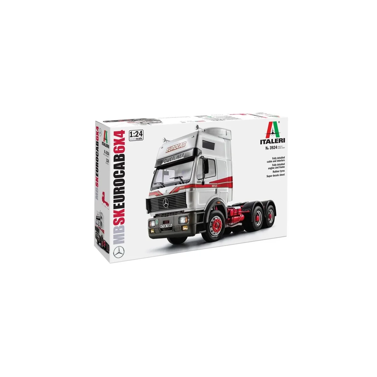 Mercedes Benz SK Eurocab 6x4 1/24 Italeri Italeri I3924 - 2
