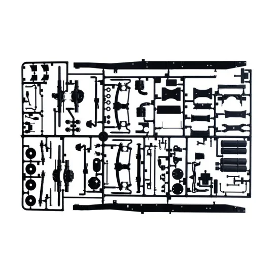 Mercedes Benz SK Eurocab 6x4 1/24 Italeri Italeri I3924 - 4 I3924-Mercedes Benz SK Eurocab 6x4 1/24 Italeri - I3924