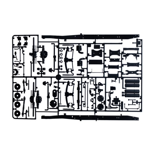 I3924-Mercedes Benz SK Eurocab 6x4 1/24 Italeri - I3924