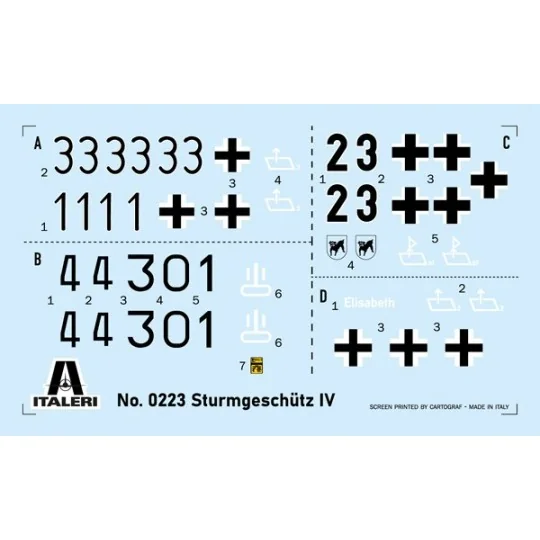 I223-StuG IV 1/35 Italeri - I223