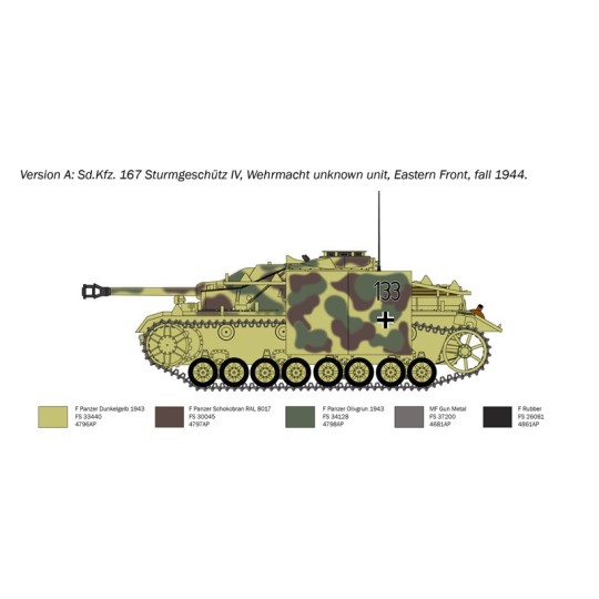 StuG IV 1/35 Italeri Italeri I223 - 4 I223-StuG IV 1/35 Italeri - I223
