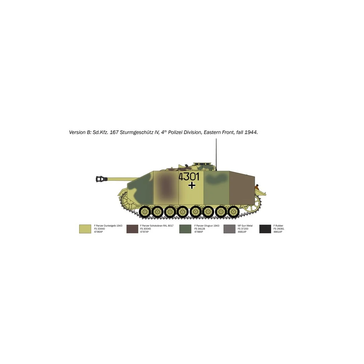 StuG IV 1/35 Italeri Italeri I223 - 5 StuG IV 1/35 Italeri Italeri I223 - 5