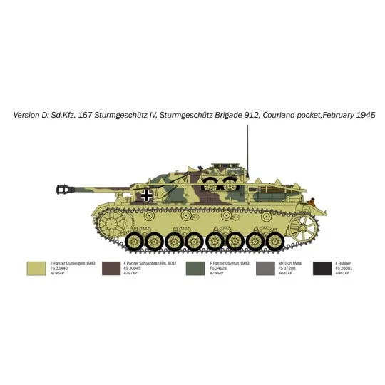 StuG IV 1/35 Italeri Italeri I223 - 7 I223-StuG IV 1/35 Italeri - I223