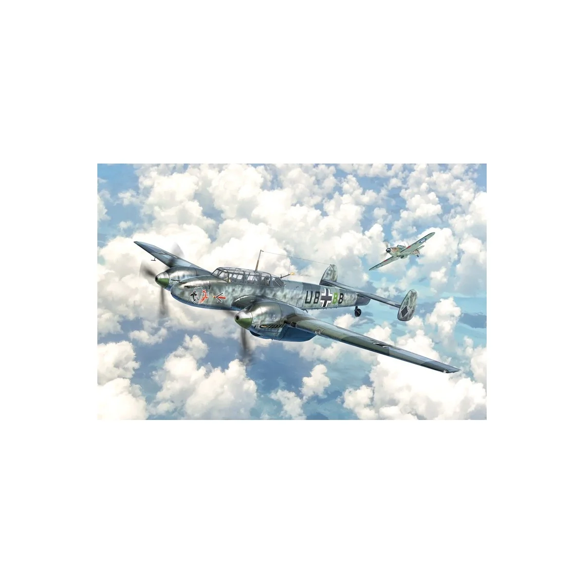 Messerschmitt BF110C-3/C-4 1/72 Italeri aircraft Italeri I049 - 1