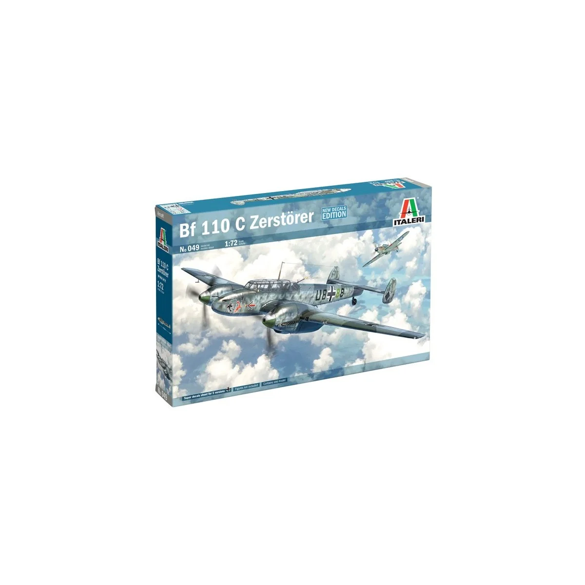 Messerschmitt BF110C-3/C-4 1/72 Italeri aircraft Italeri I049 - 2