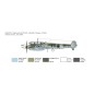 Messerschmitt BF110C-3/C-4 1/72 Italeri aircraft Italeri I049 - 5 I049-Messerschmitt BF110C-3/C-4 1/72 Italeri aircraft - I049