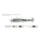 I049-Messerschmitt BF110C-3/C-4 1/72 Italeri aircraft - I049