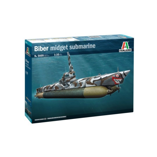 U-Boat Biber 1/35 Italeri Sub Italeri I5609 - 2 I5609-U-Boat Biber 1/35 Italeri Sub - I5609