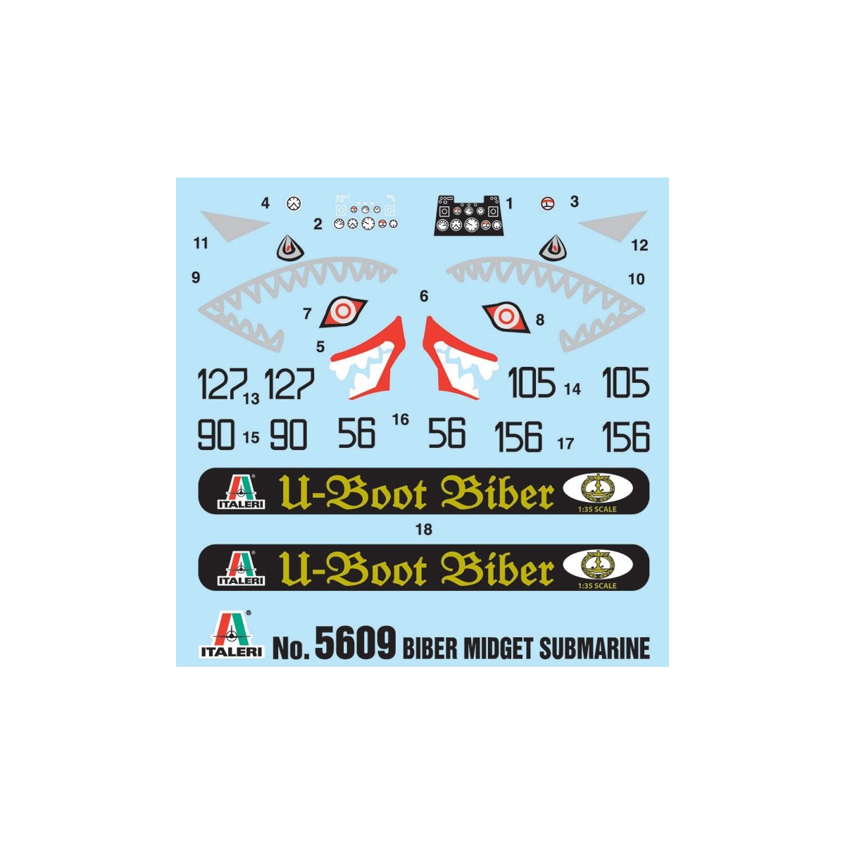 Sous-marin U-Boot Biber 1/35 Italeri Italeri I5609 - 3
