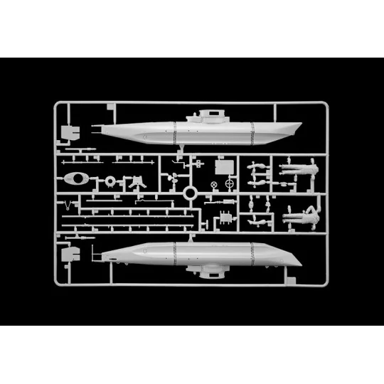 U-Boat Biber 1/35 Italeri Sub Italeri I5609 - 7 I5609-U-Boat Biber 1/35 Italeri Sub - I5609