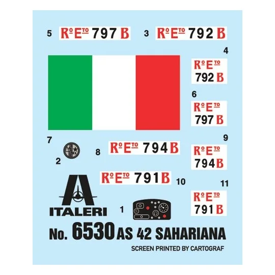 I6530-AS 42 Sahariana 1/35 Italeri - I6530