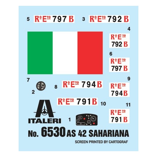 I6530-AS 42 Sahariana 1/35 Italeri - I6530
