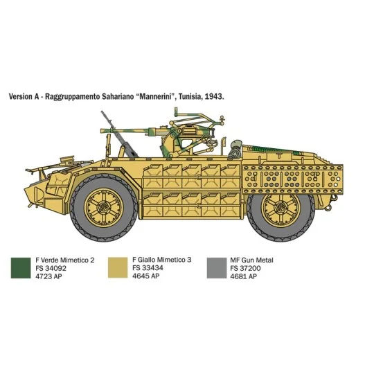 I6530-AS 42 Sahariana 1/35 Italeri - I6530