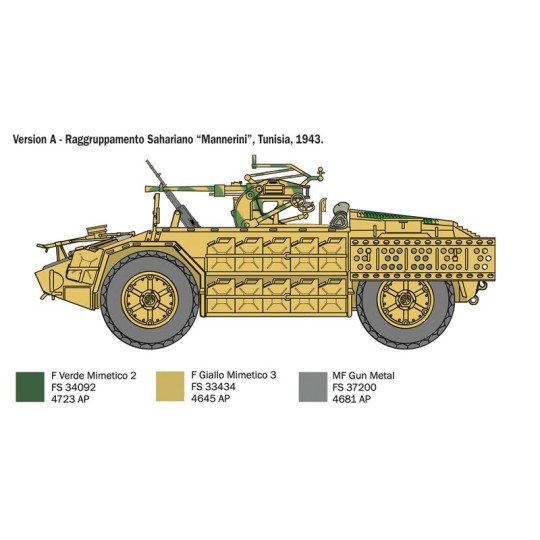I6530-AS 42 Sahariana 1/35 Italeri - I6530