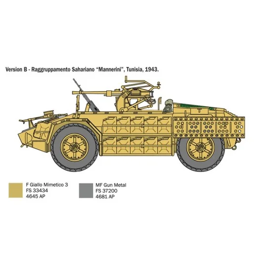 I6530-AS 42 Sahariana 1/35 Italeri - I6530