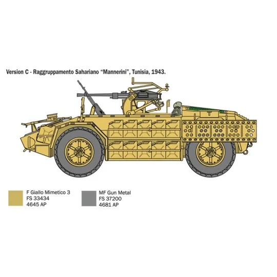 I6530-AS 42 Sahariana 1/35 Italeri - I6530