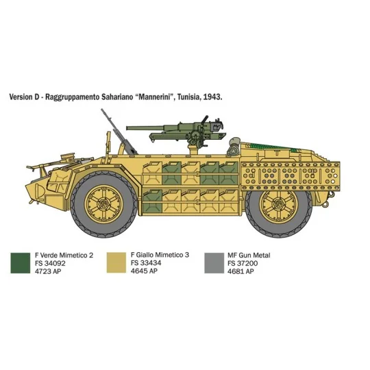 I6530-AS 42 Sahariana 1/35 Italeri - I6530