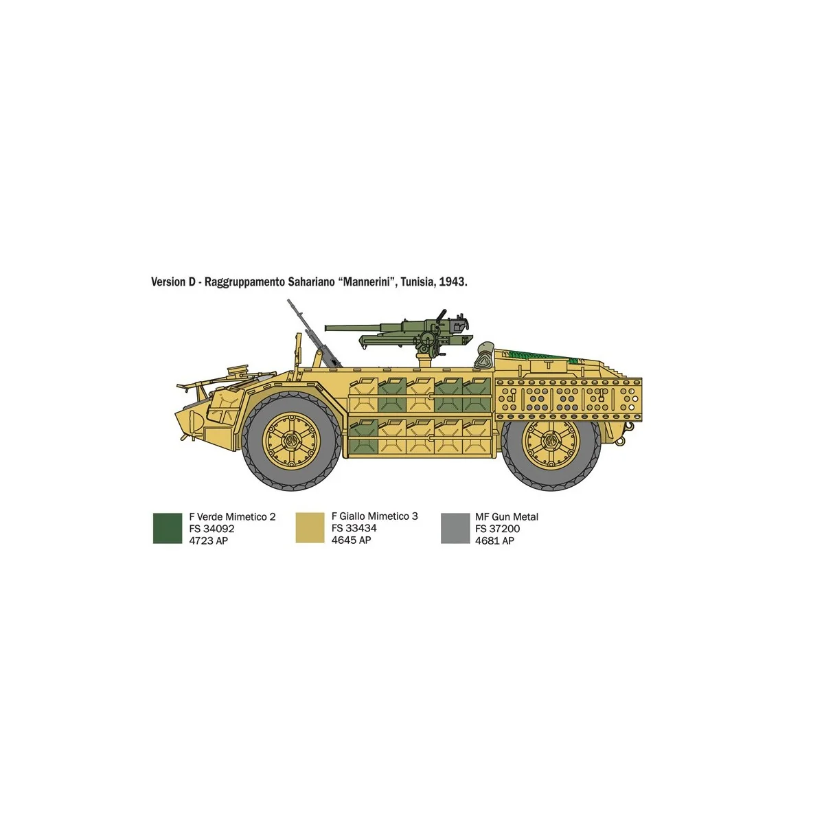 AS 42 Sahariana 1/35 Italeri Italeri I6530 - 7