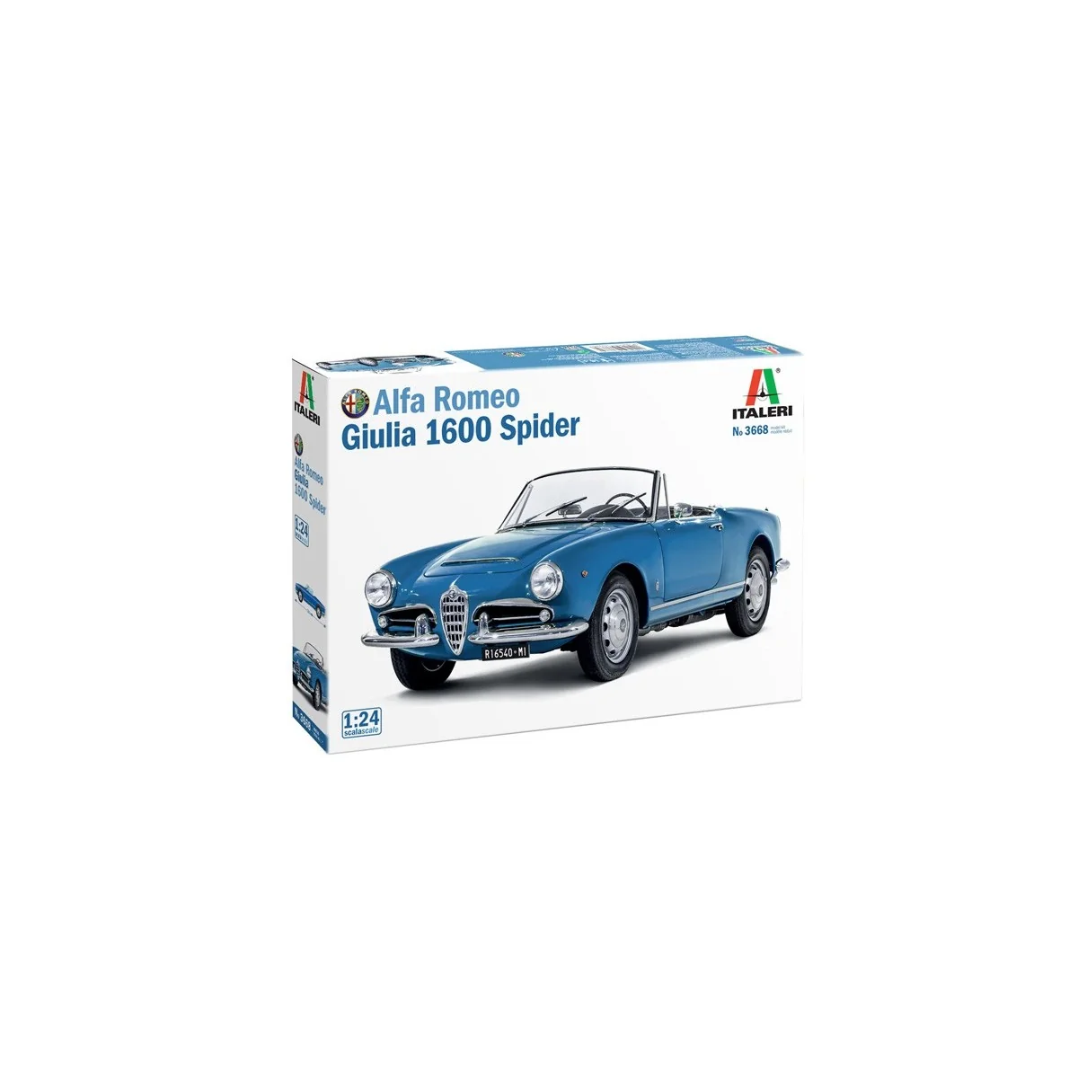 Alfa Romeo Giulia 1600 1/24 Italeri Italeri I3668 - 2