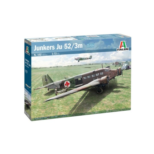 I102-Aircraft Junkers Ju52/3m 1/72 Italeri - I102