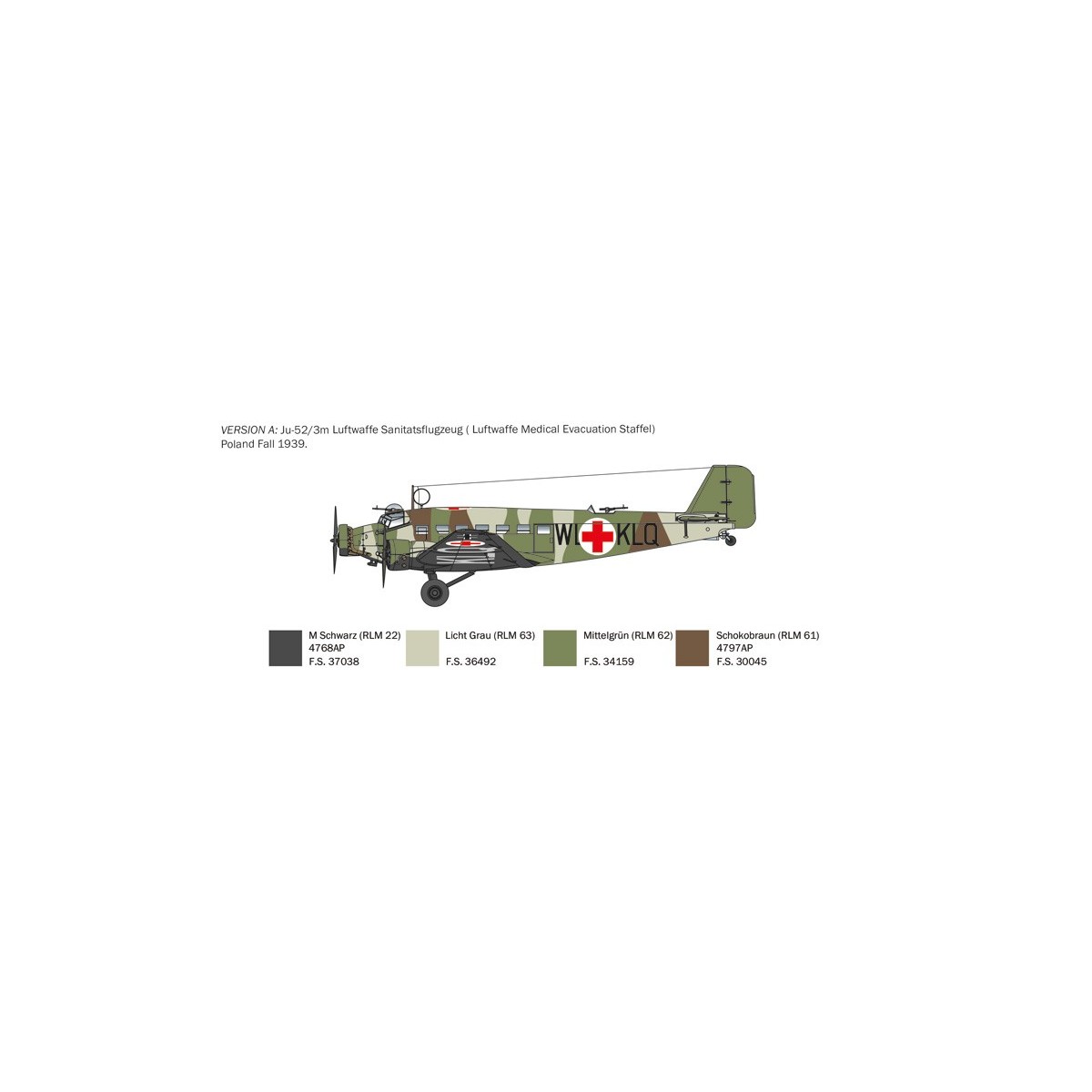 Aircraft Junkers Ju52/3m 1/72 Italeri Italeri I102 - 4