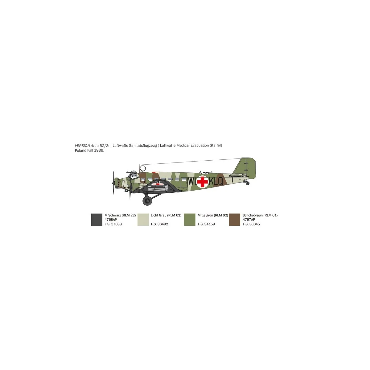 Aircraft Junkers Ju52/3m 1/72 Italeri Italeri I102 - 4