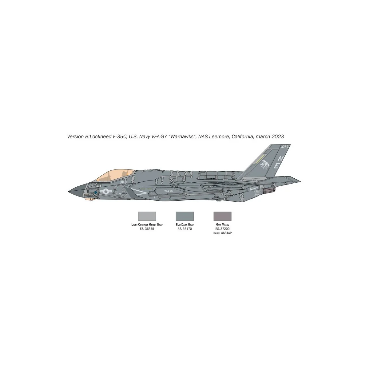 F-35C Lightning II 1/72 Italeri aircraft Italeri I1469 - 6