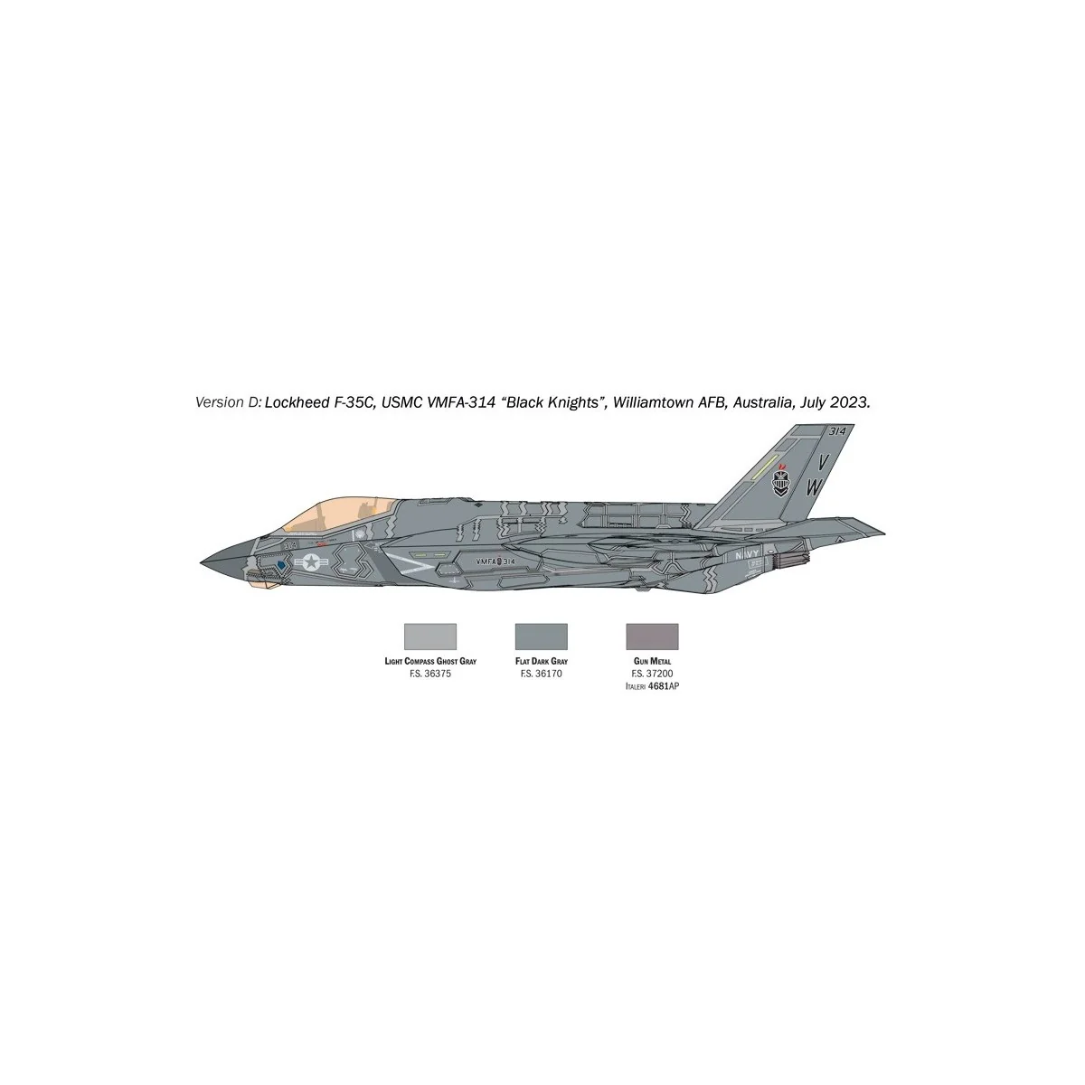 Avion F-35C Lightning II 1/72 Italeri Italeri I1469 - 7