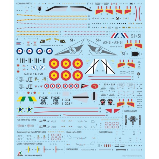 I2816-Mirage III E 1/48 Italeri