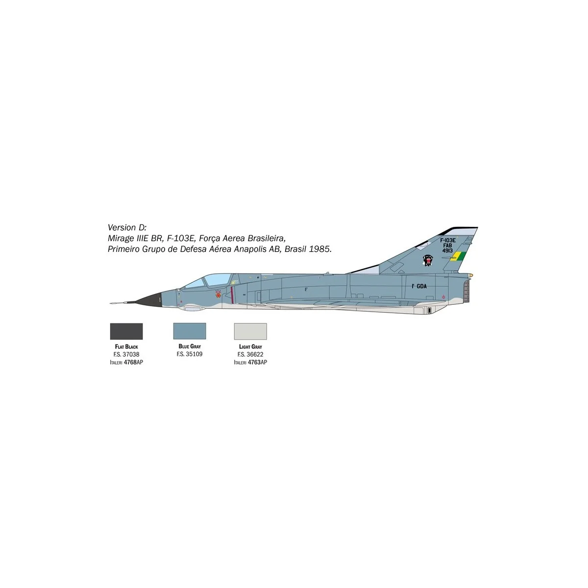 Mirage III E 1/48 Italeri Italeri I2816 - 6 Mirage III E 1/48 Italeri Italeri I2816 - 6