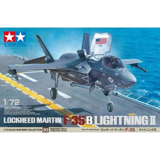 Tamiya F-35B Lightning II 1/72 Aircraft Tamiya 60793 - 2 60793-Tamiya F-35B Lightning II 1/72 Aircraft - 60793